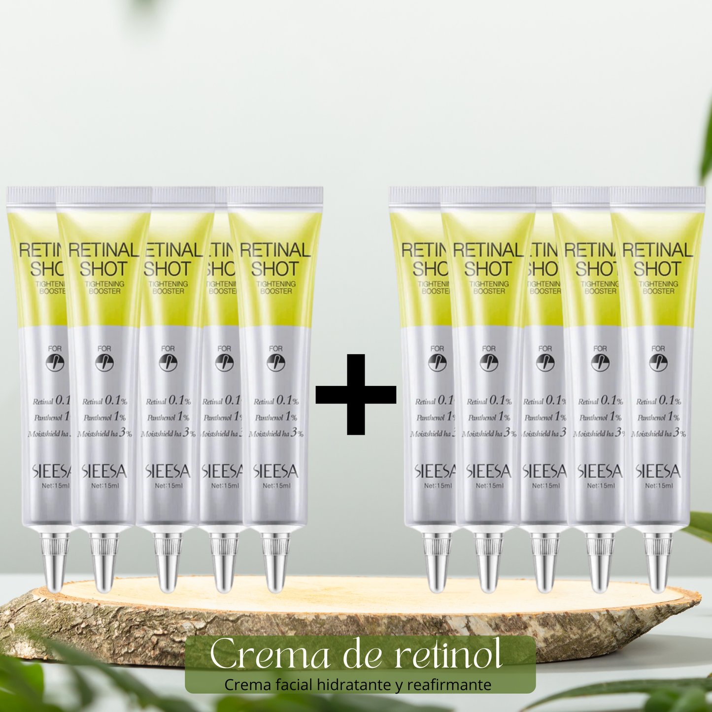 Crema Facial Antiarrugas con Retinol – Reafirma, Ilumina e Hidrata