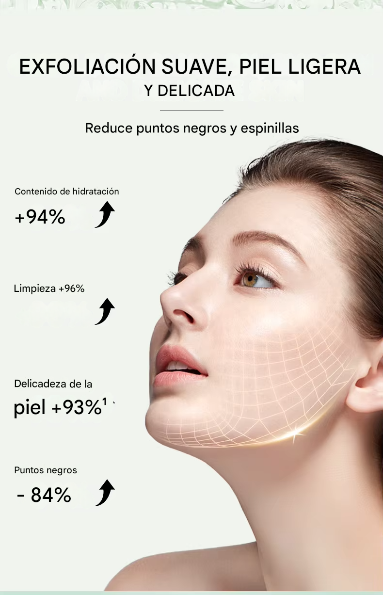 Gel exfoliante herbal en crema, hidratante, exfoliante facial y corporal