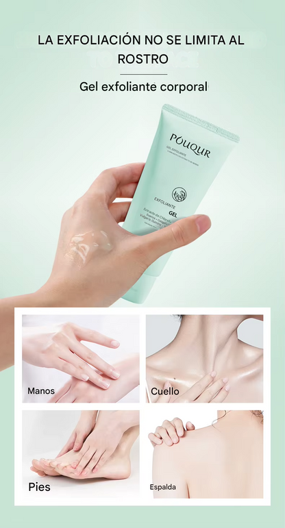 Gel exfoliante herbal en crema, hidratante, exfoliante facial y corporal