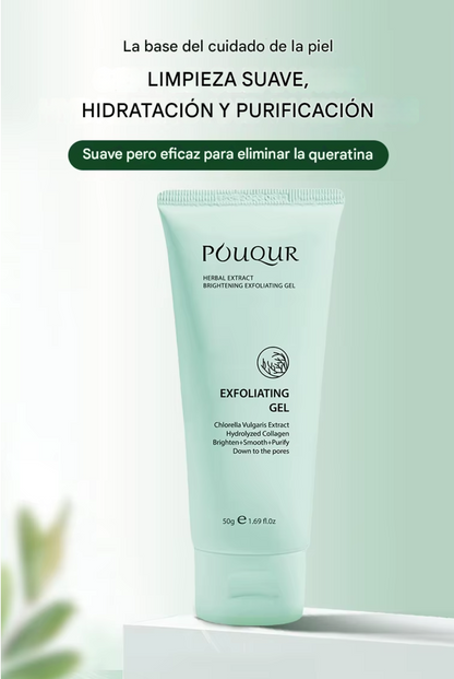 Gel exfoliante herbal en crema, hidratante, exfoliante facial y corporal