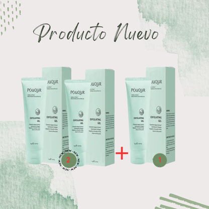 Gel exfoliante herbal en crema, hidratante, exfoliante facial y corporal
