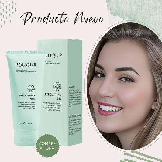 Gel exfoliante herbal en crema, hidratante, exfoliante facial y corporal