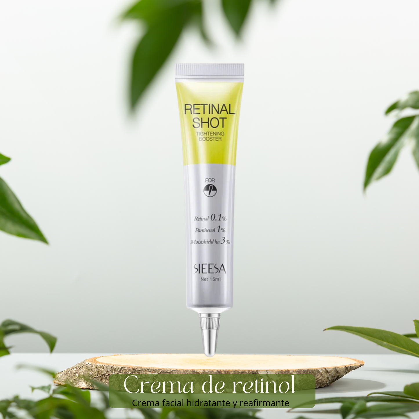 Crema Facial Antiarrugas con Retinol – Reafirma, Ilumina e Hidrata