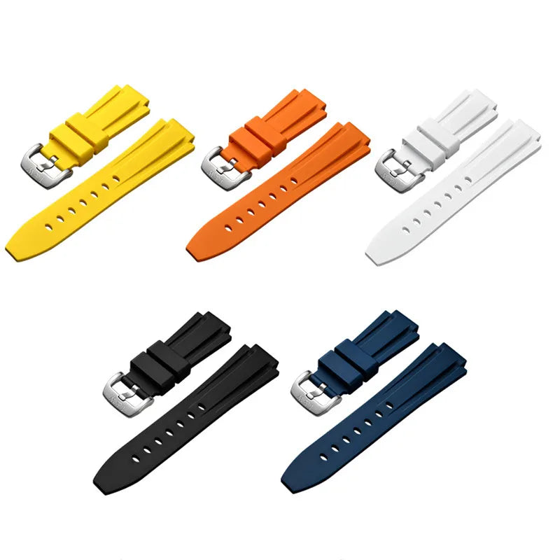 Correa Original I&W Carnival:Correa inoxidable Cuero o Goma Impermeable