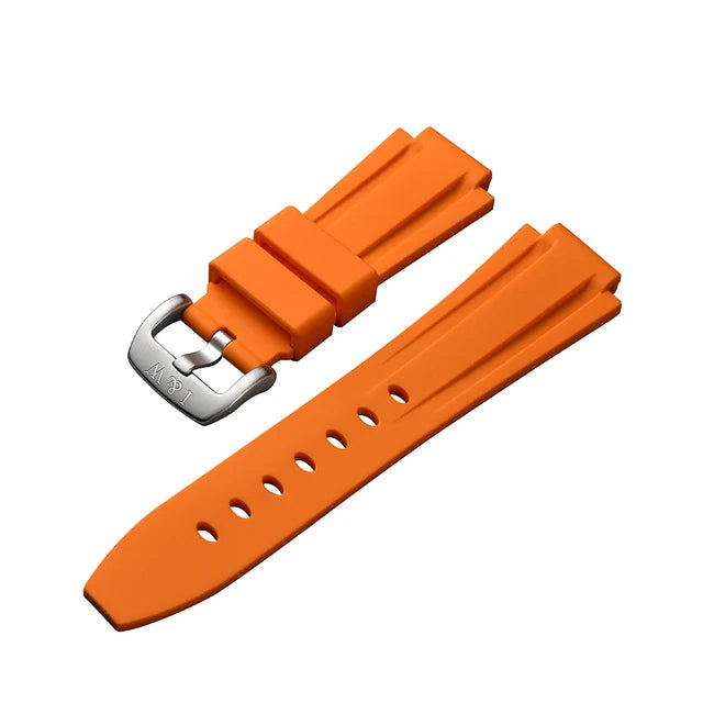 Correa Original I&W Carnival:Correa inoxidable Cuero o Goma Impermeable