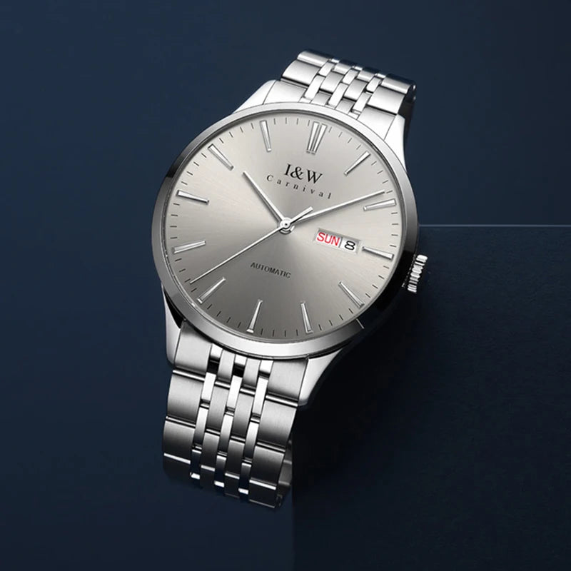 Reloj Automático Carnival I&W: Lujo en Acero 316L