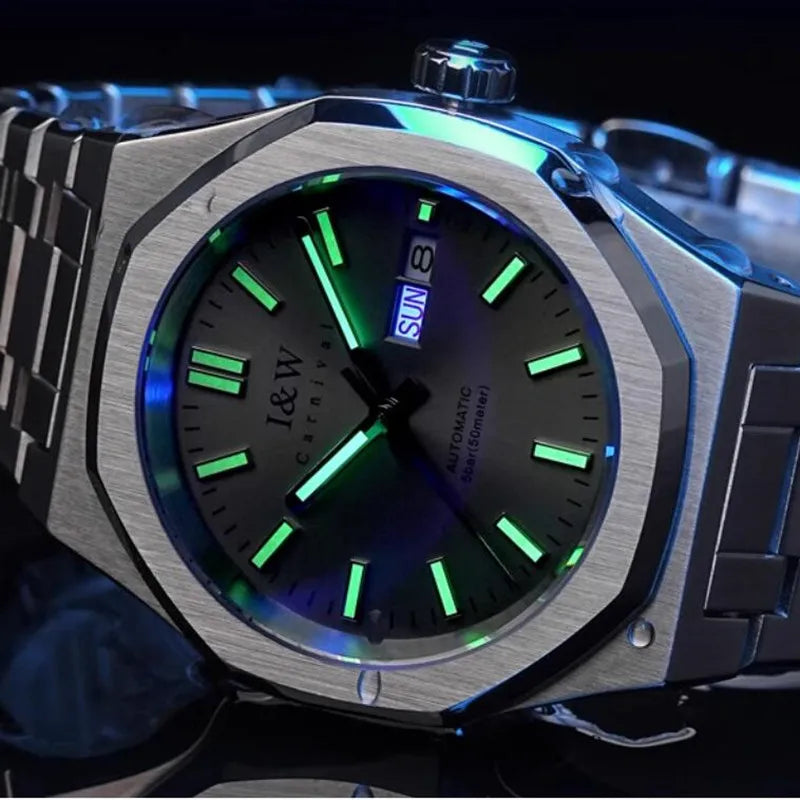 Reloj CARNIVAL de Lujo para Hombre – Automático con Cristal de Zafiro