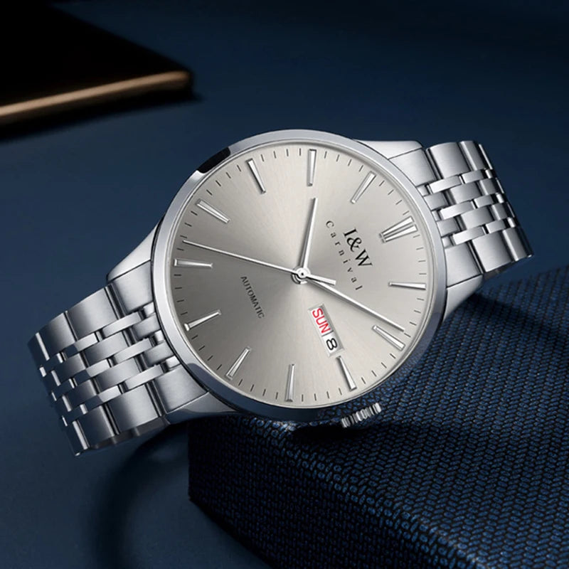 Reloj Automático Carnival I&W: Lujo en Acero 316L