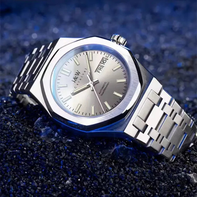 Reloj CARNIVAL de Lujo para Hombre – Automático con Cristal de Zafiro