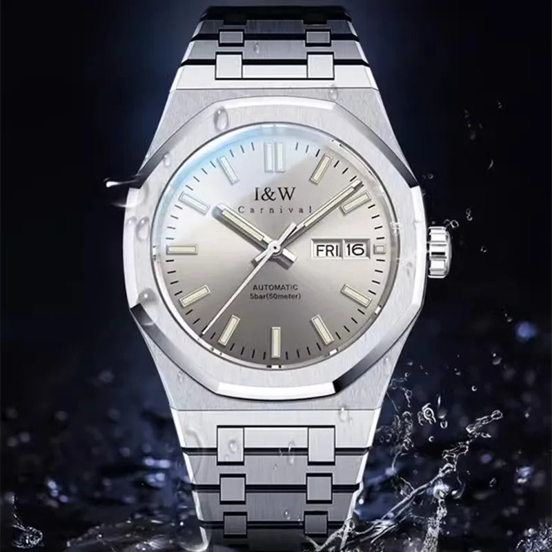 Reloj CARNIVAL de Lujo para Hombre – Automático con Cristal de Zafiro