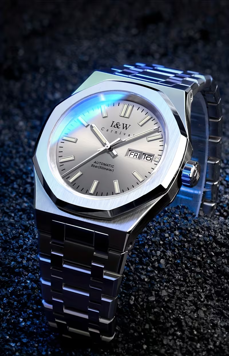 Reloj CARNIVAL de Lujo para Hombre – Automático con Cristal de Zafiro